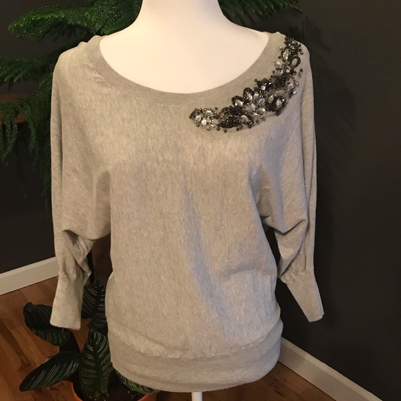 American Eagle Outfitters Sweaters - American Eagle Embellished Dollman Sweater